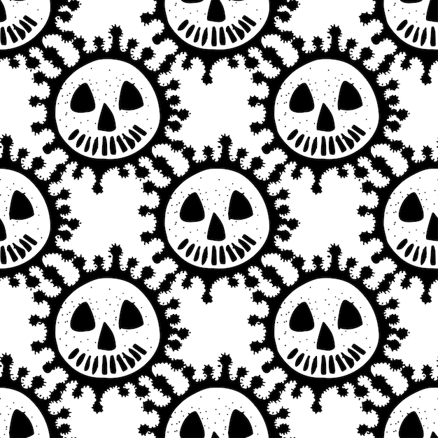 Seamless medicine pattern isolated on white background Design concept for Medical information poster against Corona virus epidemic Covid19