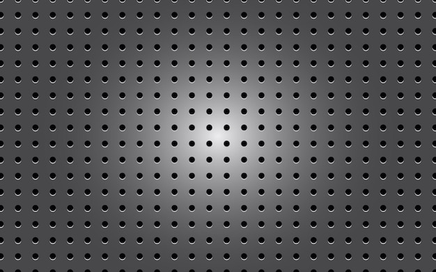 Vector seamless metal holes plate background design