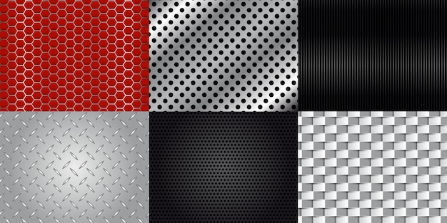 Seamless metal patterns