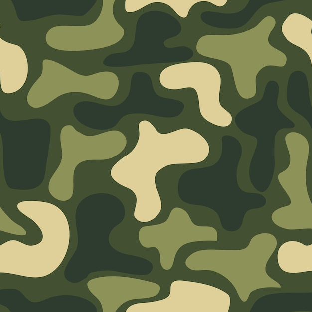 Vector seamless military pattern vector illustration