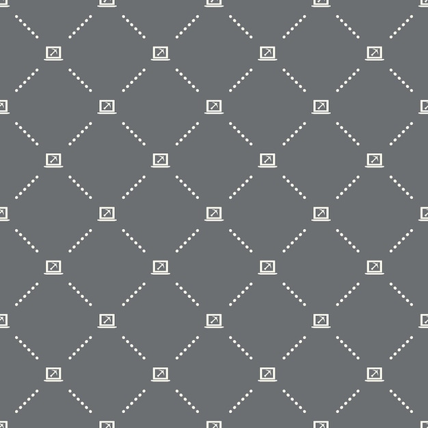 Seamless Mining pattern on a dark background. Mining icon creative design. Can be used for wallpaper, web page background, textile, print UI/UX