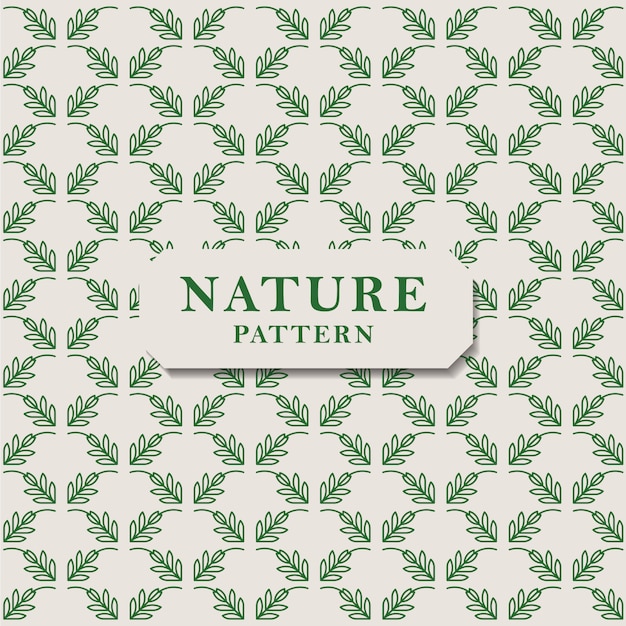 Seamless nature pattern with green leaves. Seamless texture. Leaves pattern  