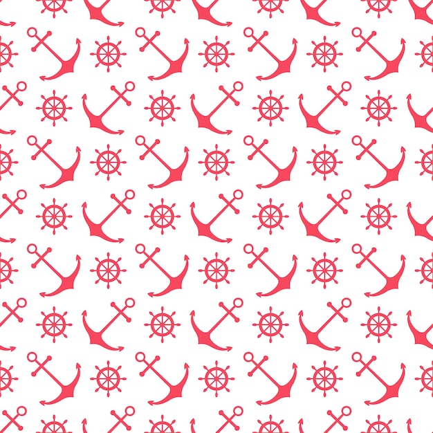 Seamless nautical pattern