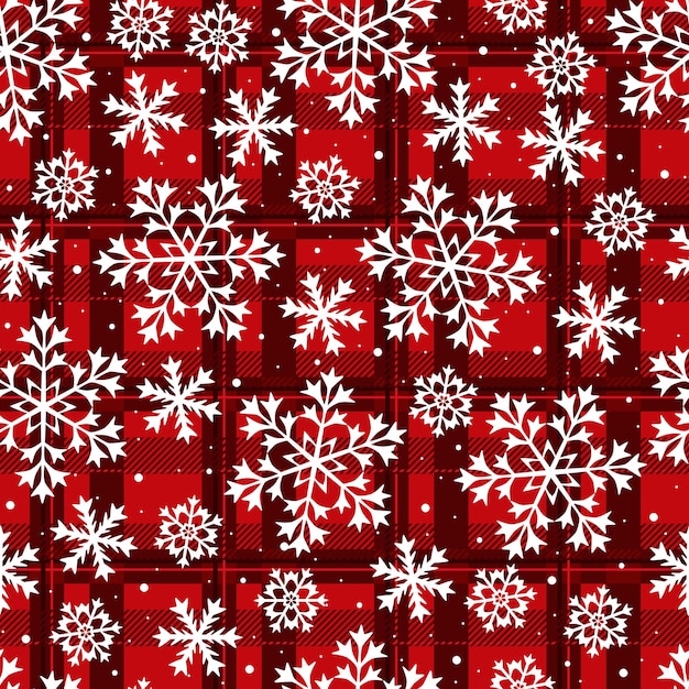 Seamless new year 2022 pattern Christmas print with snowflakes