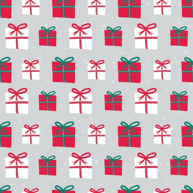 Seamless new year pattern for packaging