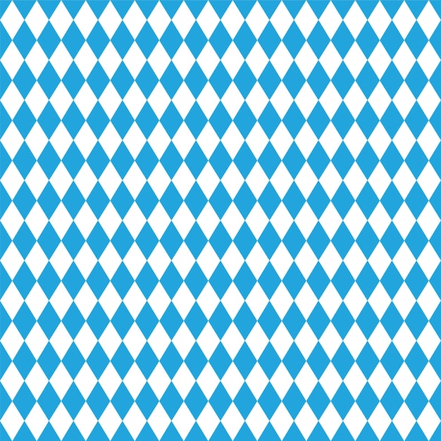 Vector seamless oktoberfest blue background