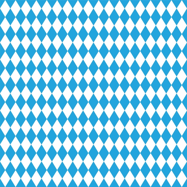 Vector seamless oktoberfest blue background