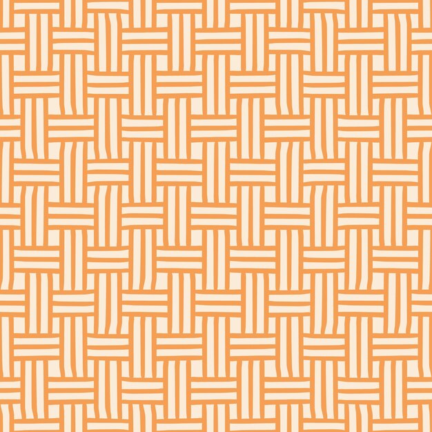 Бесшовный вектор оранжевого плетения
