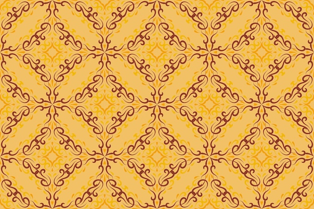 Seamless oriental pattern in the style of baroque