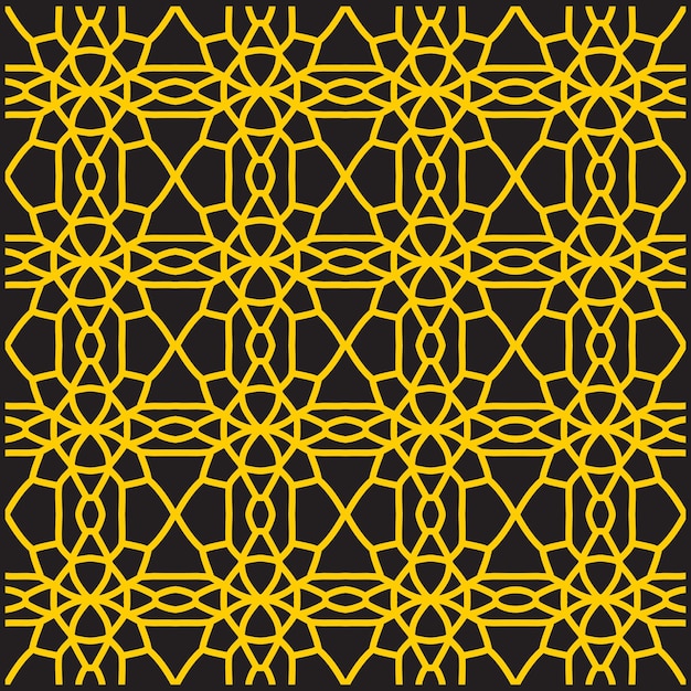 Vector seamless ornamen geometric pattern background