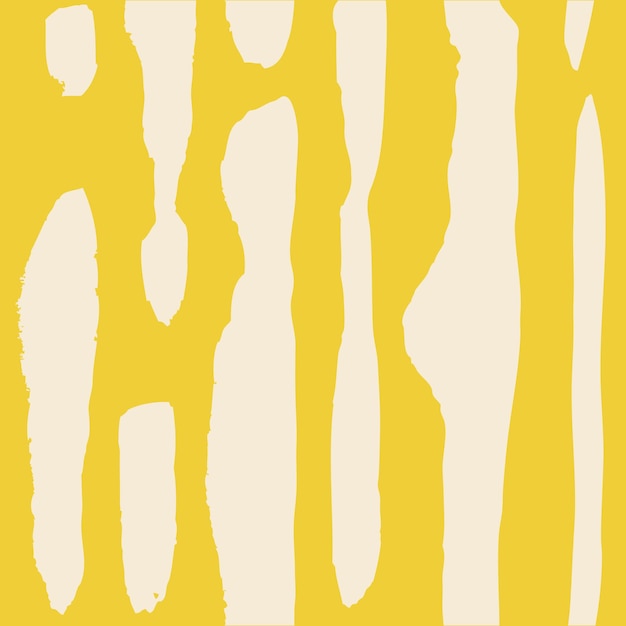 Бесшовный орнамент из больших вертикальных текстурных штрихов в желтых тонах