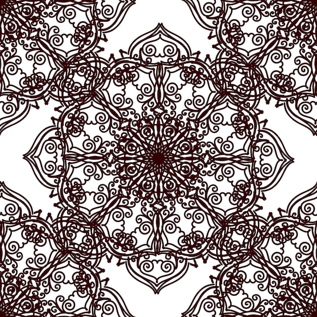 Seamless ornamental pattern. Decorative background for surface design.