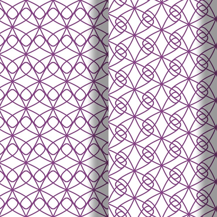 Vector seamless ornamental vector patterns background