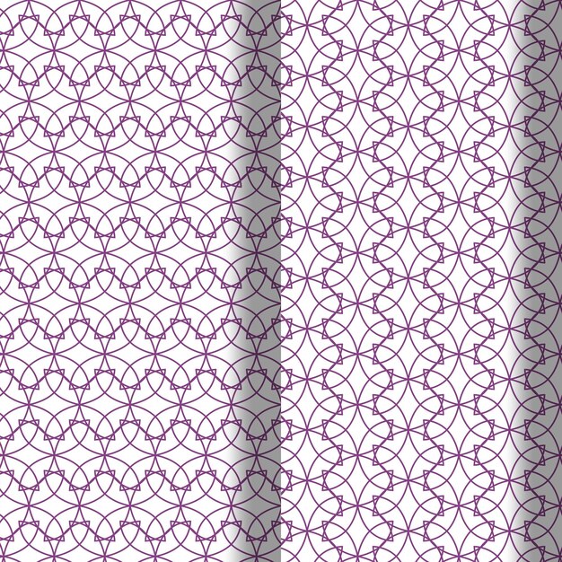 Seamless ornamental vector patterns background