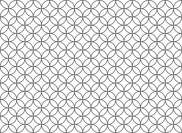 Seamless overlapping pattern design