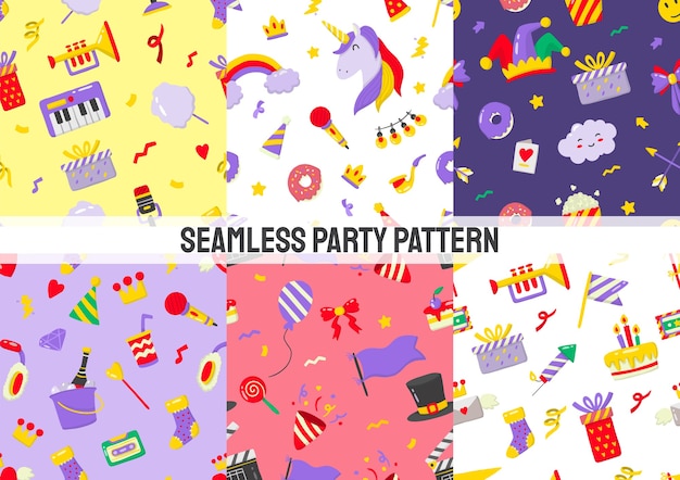 Seamless party pattern