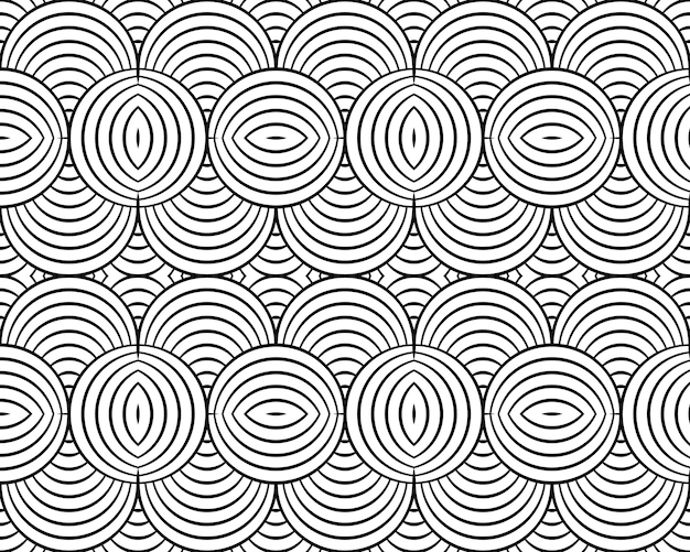 Seamless pattern abstract background geometric circle