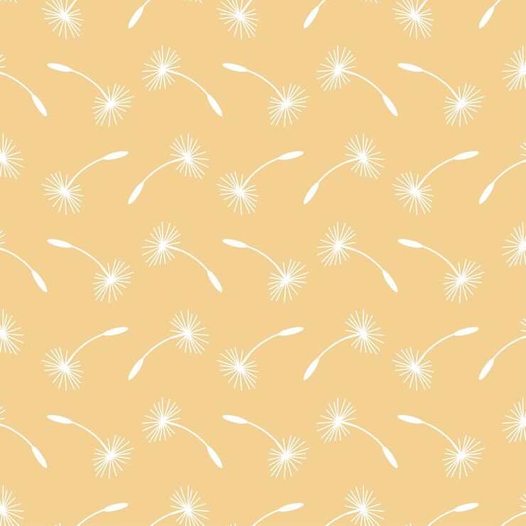 Vector seamless pattern abstract elements different plant botanic vector design style background