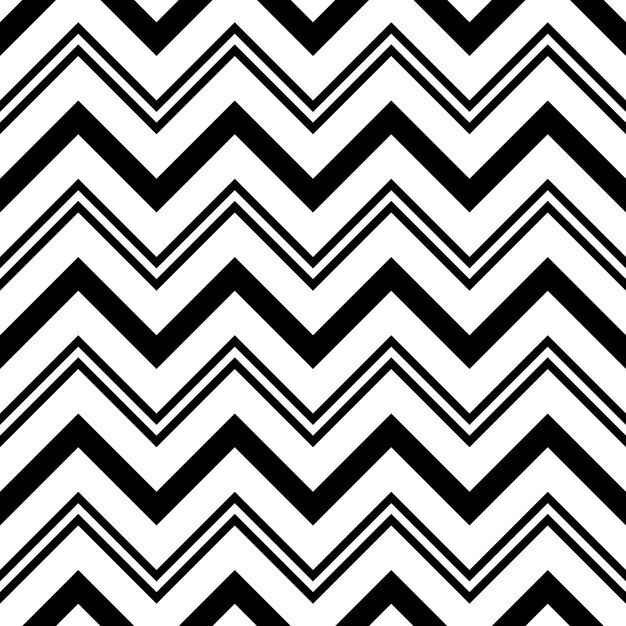 Seamless zig zag pattern in black and white Stock Vector by ©nikolae  65362803