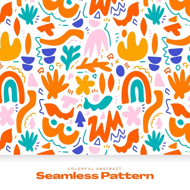 Seamless pattern abstract vector