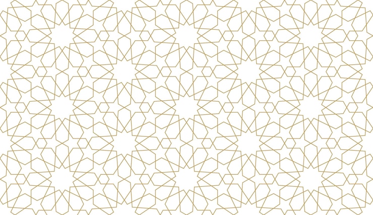 Vector seamless pattern in authentic arabian style