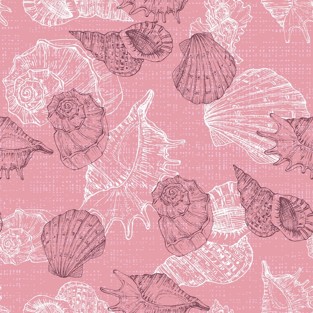 Seamless pattern background shell