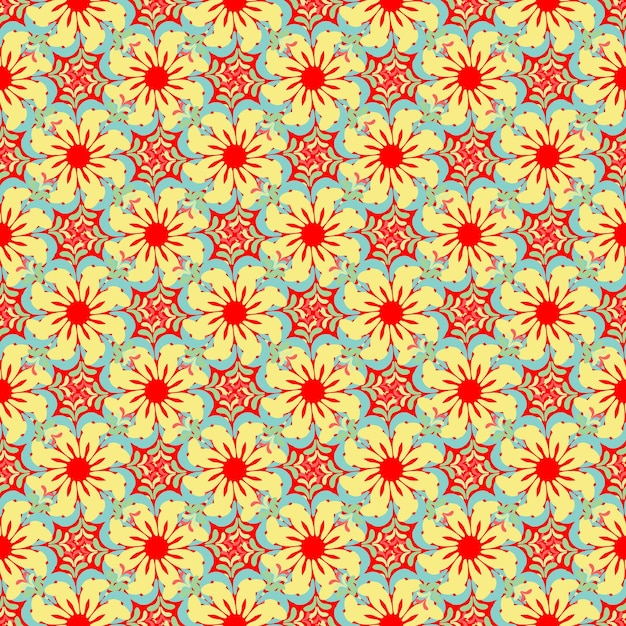 Seamless pattern background with abstract floral pattern able to print for cloths tablecloths blan