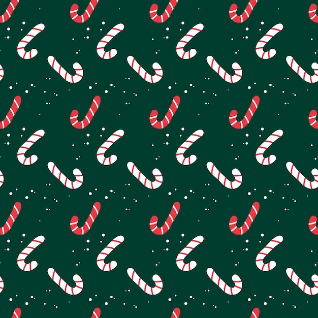 Seamless pattern background with christmas design