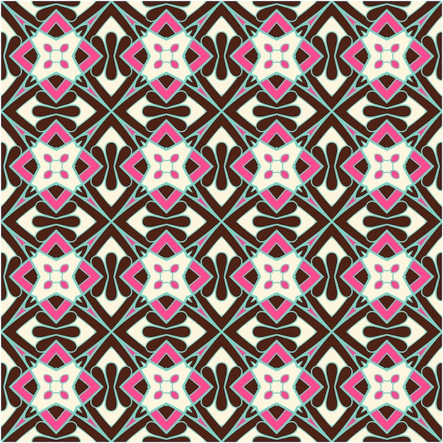 Seamless pattern background with decor