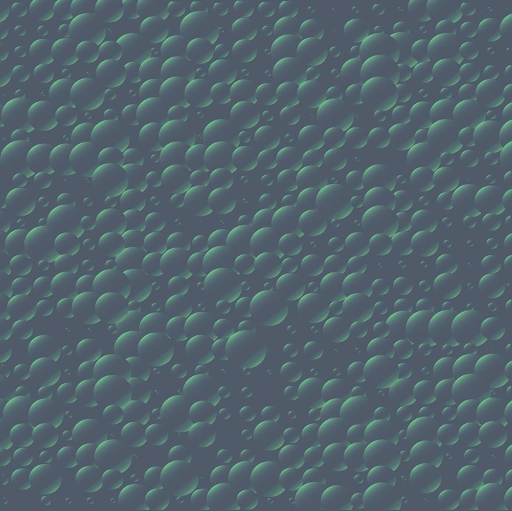Vector seamless pattern background with transparent bubbles vector illustration