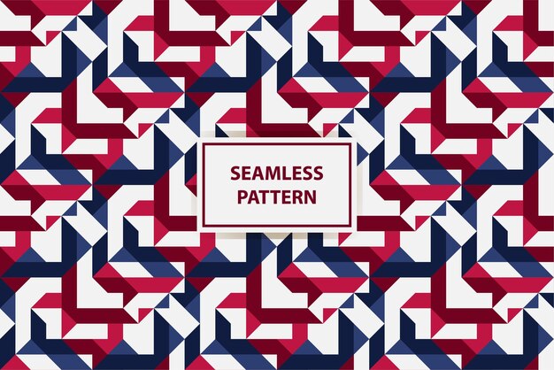 seamless pattern background with USA flag color