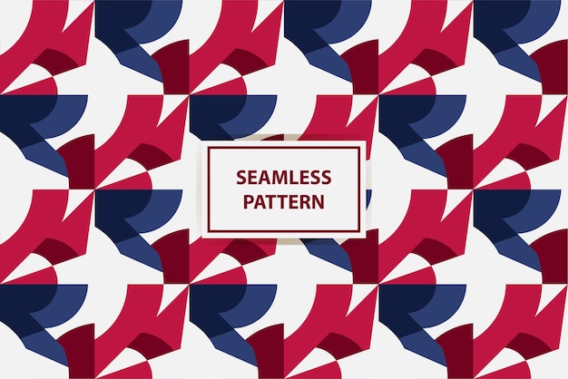 seamless pattern background with USA flag color