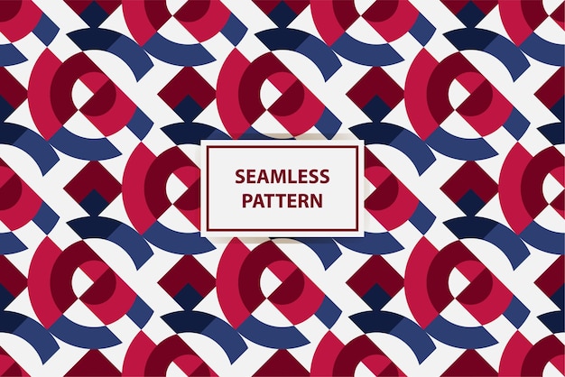 seamless pattern background with USA flag color