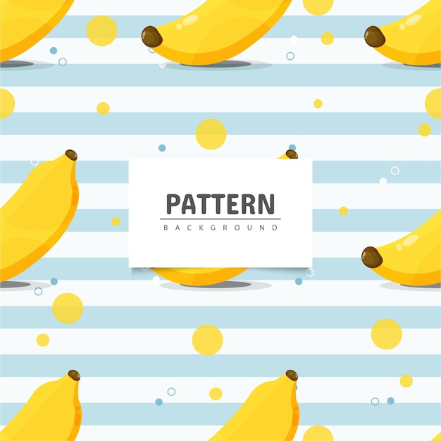 Seamless pattern banana design