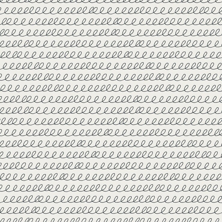 Vector seamless pattern based on scribble writing imitation