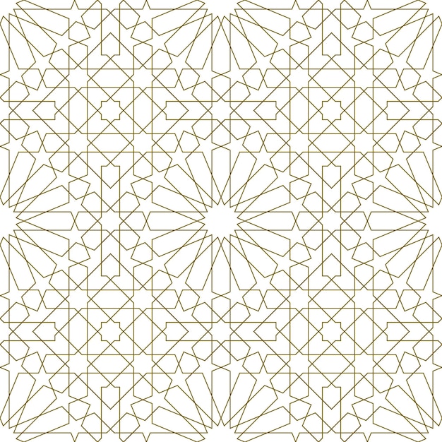 Seamless pattern based on traditional islamic art.