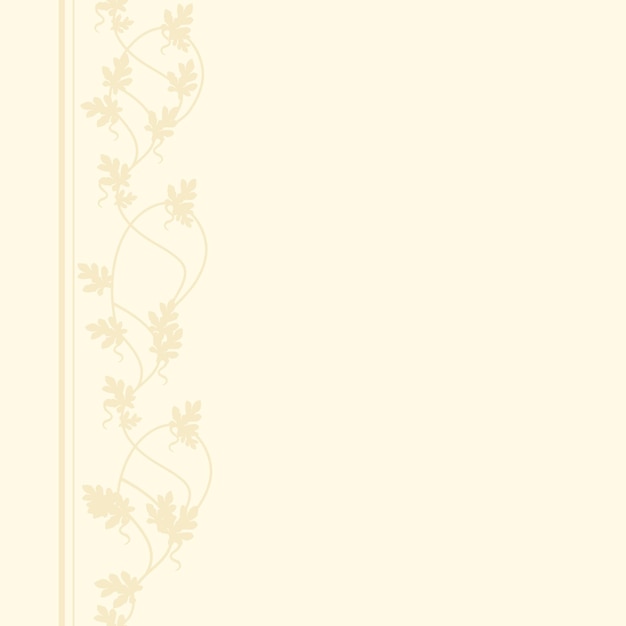 Seamless pattern of beige wallpaper with leaves silhouettes flat vector illustration vertical design