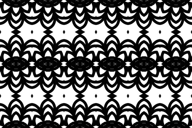 SEAMLESS PATTERN. BLACK AND WHITE SIMPLE BACKGROUND.