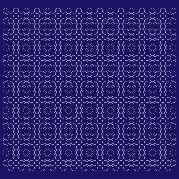 Seamless Pattern On Blue Background