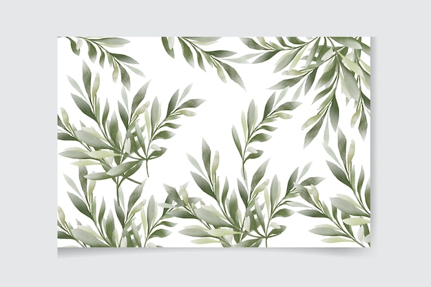 Seamless pattern of botanical, olive and tropical plant with watercolor for fabric and wallpaper.