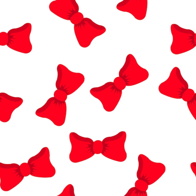 Seamless pattern of bowties