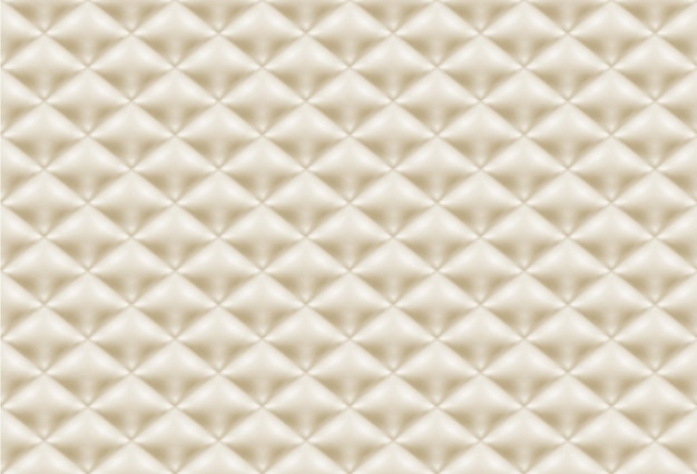 Seamless pattern brown quilted fabric