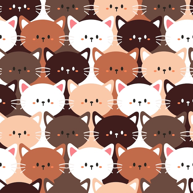 Cat Wallpaper Vector Art Icons and Graphics for Free Download