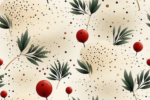 クリスマスツリーのシームレスなパターン 抽象的な森の木 テキスタイルの木の可愛いパターン
