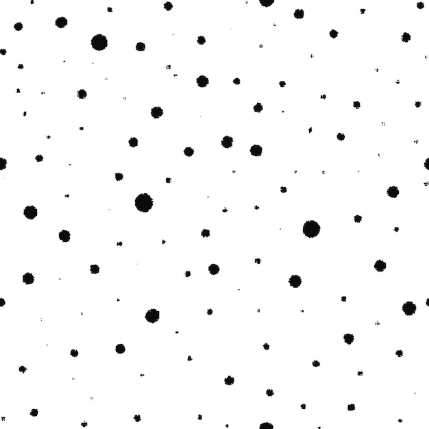 Vector seamless pattern circles and dots snow