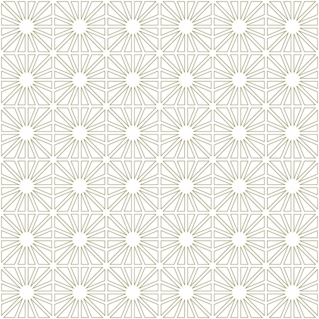 A seamless pattern of circles and lines.