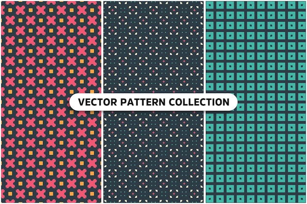 Vector seamless pattern collection