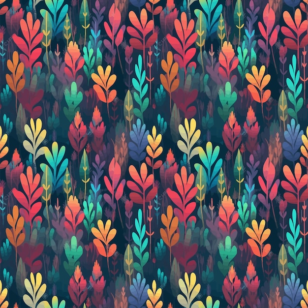 Seamless pattern colorfull repeating tile design