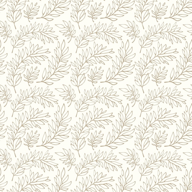 Seamless pattern decorative branches