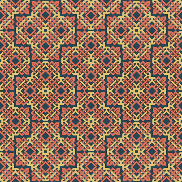 Seamless pattern decorative symmetries ornament pattern vector illustration